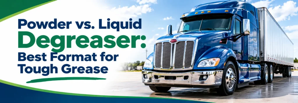 Powder vs. Liquid Degreaser
